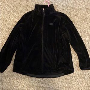 The North Face fuzzy zip up